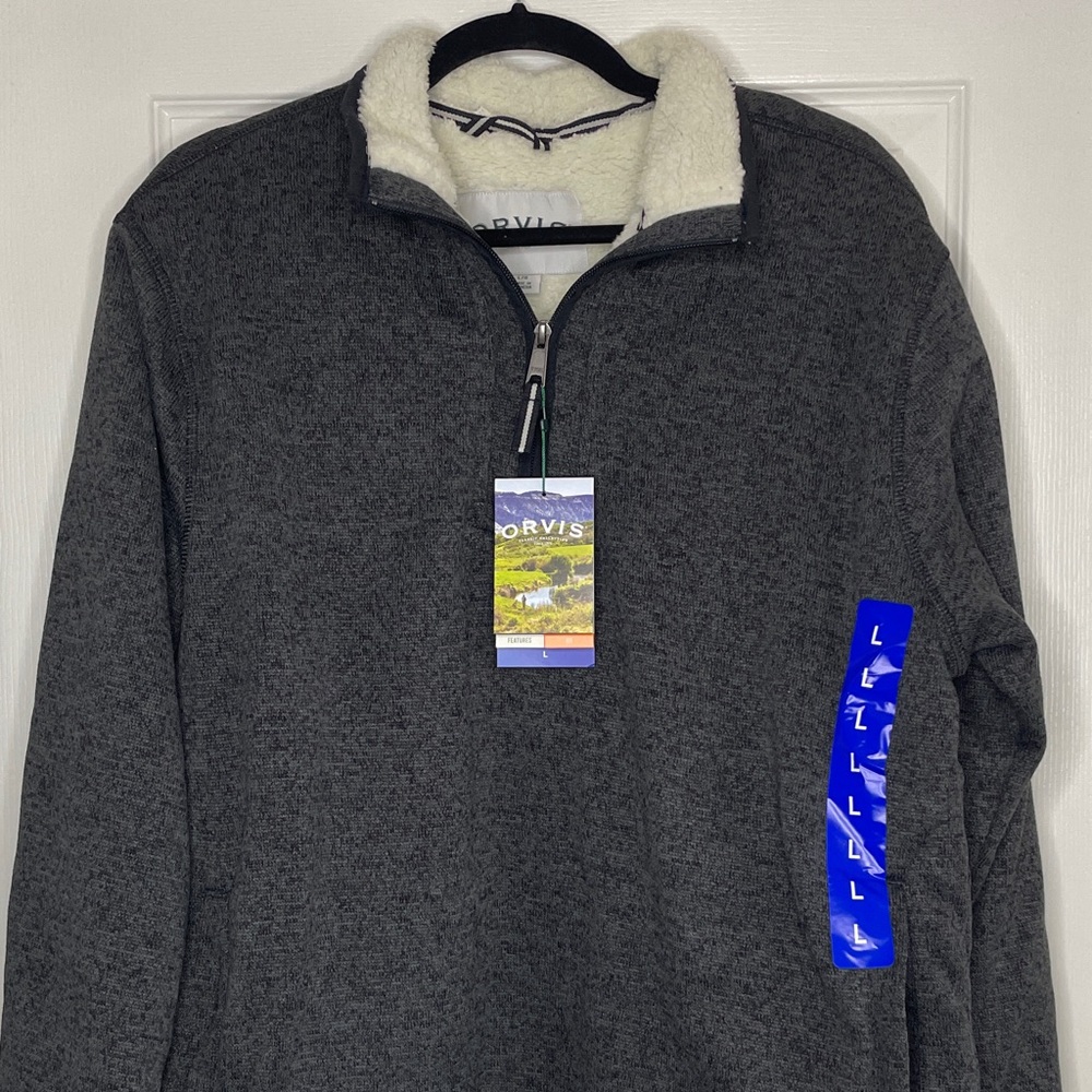 Orvis Men's Charcoal Pullover